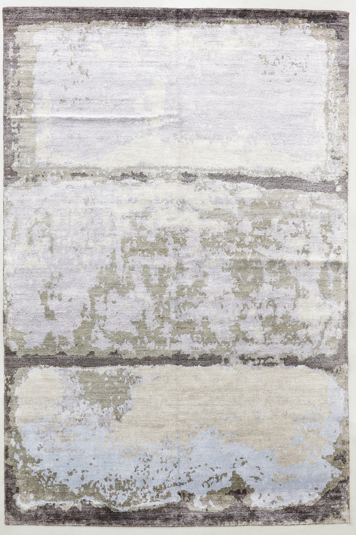 A Bamboo silk Nepalese handmade RUG No. 850171