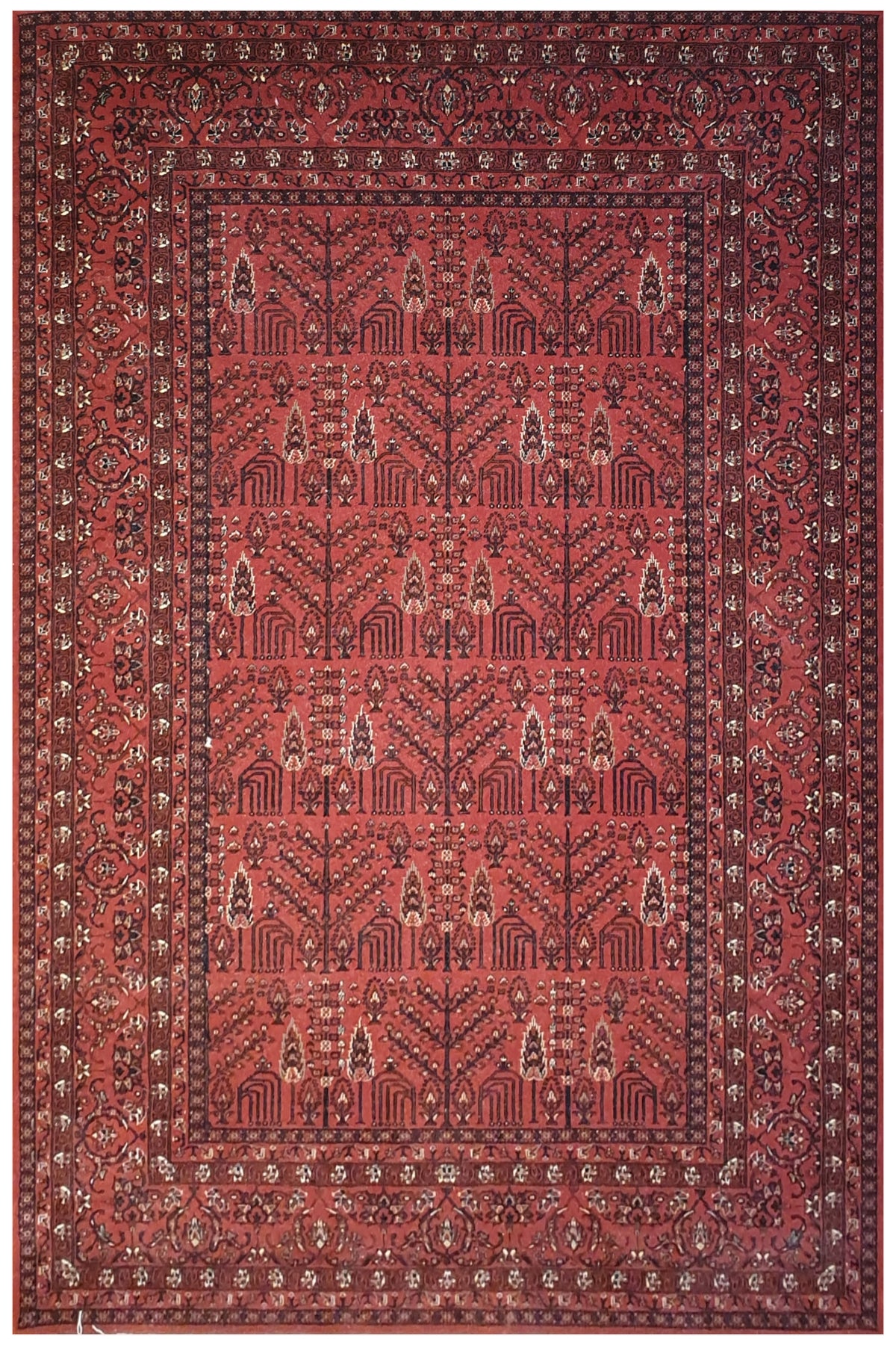 Boulevard, a rug in tribal design.